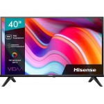 Телевизор LED Hisense 40" 40A4K Frameless черный FULL HD 60Hz DVB-T DVB-T2 DVB-C DVB-S DVB-S2 USB WiFi Smart TV (RUS)