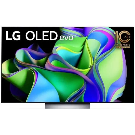 Телевизор OLED LG 65" OLED65C3RLA.ARUB темно-серый/серебристый 4K Ultra HD 120Hz DVB-T DVB-T2 DVB-C DVB-S2 USB WiFi Smart TV