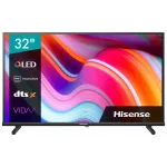 Телевизор QLED Hisense 32" 32A5KQ Frameless черный FULL HD 60Hz DVB-T DVB-T2 DVB-C DVB-S DVB-S2 WiFi Smart TV (RUS)