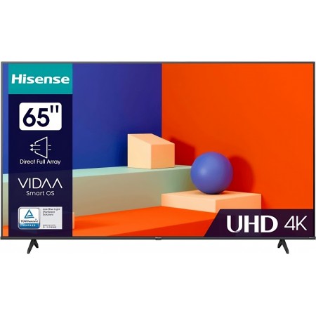 Телевизор LED Hisense 65" 65A6K черный 4K Ultra HD 60Hz DVB-T DVB-T2 DVB-C DVB-S DVB-S2 USB WiFi Smart TV