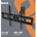 Кронштейн для телевизора Buro MF2 черный 32"-70" макс.35кг настенный поворотно-выдвижной и наклонный
