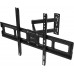 Кронштейн для телевизора Buro MF2 черный 32"-70" макс.35кг настенный поворотно-выдвижной и наклонный