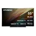Телевизор OLED Hyundai 55" H-LED55OBU7700 Android TV Frameless черный/черный 4K Ultra HD 120Hz DVB-T DVB-T2 DVB-C DVB-S DVB-S2 USB WiFi Smart TV