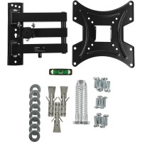 Кронштейн для телевизора Hyundai GL-N2 черный 20"-48" макс.15кг настенный поворотно-выдвижной и наклонный Кронштейн для телевизора Hyundai GL-N2 черный 20"-48" макс.15кг настенный поворотно-выдвижной и наклонный