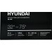 Кронштейн для телевизора Hyundai GL-N4 черный 32"-75" макс.40кг настенный поворотно-выдвижной и наклонный