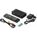 Ресивер DVB-T2 Hyundai H-DVB240 черный