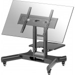 Стойка для телевизора Onkron TS1350 черный 32"-70" макс.45кг напольный мобильный