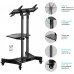 Стойка для телевизора Onkron TS1350 черный 32"-70" макс.45кг напольный мобильный