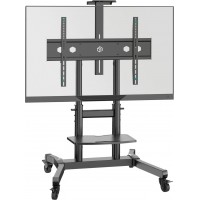 Стойка для телевизора Onkron TS1891 черный 50"-90" макс.100кг напольный мобильный