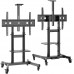 Стойка для телевизора Onkron TS1891 черный 50"-90" макс.100кг напольный мобильный