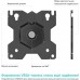 Кронштейн для мониторов Onkron D208E черный 13"-34" макс.16кг настольный поворот и наклон
