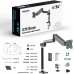 Кронштейн для мониторов Onkron G75 черный 13"-34" макс.12кг настольный поворот и наклон