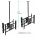 Кронштейн для телевизора Onkron N3L черный 40"-80" макс.50кг потолочный наклон