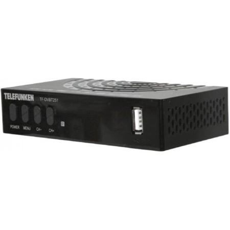 Ресивер DVB-T2 Telefunken TF-DVBT251 черный