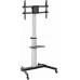 Подставка для телевизора Ultramounts UM307B черный/белый 37"-86" макс.50кг напольный мобильный