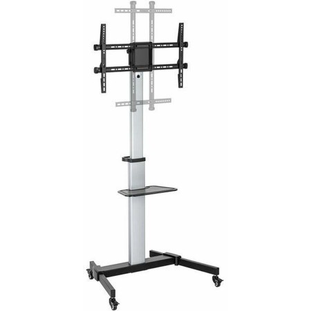 Подставка для телевизора Ultramounts UM307B черный/белый 37"-86" макс.50кг напольный мобильный