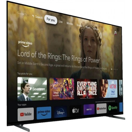 Телевизор OLED Sony 55" XR-55A80L BRAVIA титановый черный 4K Ultra HD 60Hz DVB-T DVB-T2 USB WiFi Smart TV
