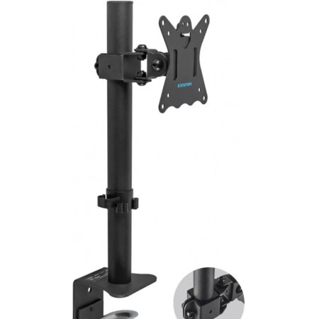 Кронштейн для мониторов Kromax CASPER-505 черный 10"-34" макс.10кг настольный поворот и наклон