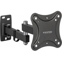 Кронштейн для телевизора Kromax CORBEL-3 черный 10"-32" макс.25кг настенный поворот и наклон
