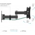 Кронштейн для телевизора Kromax CORBEL-3 черный 10"-32" макс.25кг настенный поворот и наклон
