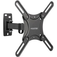 Кронштейн для телевизора Kromax CORBEL-4 черный 15"-42" макс.25кг настенный поворот и наклон Кронштейн для телевизора Kromax CORBEL-4 черный 15"-42" макс.25кг настенный поворот и наклон