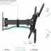 Кронштейн для телевизора Kromax CORBEL-4 черный 15"-42" макс.25кг настенный поворот и наклон