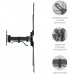Кронштейн для телевизора Kromax CORBEL-6 черный 22"-65" макс.30кг настенный поворот и наклон
