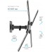 Кронштейн для телевизора Kromax CORBEL-6 черный 22"-65" макс.30кг настенный поворот и наклон
