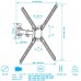 Кронштейн для телевизора Kromax CORBEL-6 черный 22"-65" макс.30кг настенный поворот и наклон