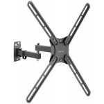 Кронштейн для телевизора Kromax CORBEL-7 черный 22"-65" макс.30кг настенный поворот и наклон