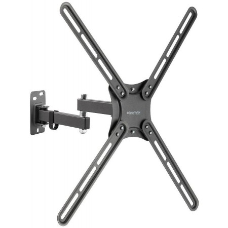 Кронштейн для телевизора Kromax CORBEL-7 черный 22"-65" макс.30кг настенный поворот и наклон