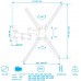 Кронштейн для телевизора Kromax CORBEL-7 черный 22"-65" макс.30кг настенный поворот и наклон