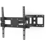 Кронштейн для телевизора Hama 00220829 черный 32"-65" макс.35кг настенный поворотно-выдвижной и наклонный