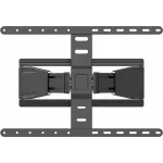 Кронштейн для телевизора Hyundai SL-F1 черный 43"-90" макс.50кг настенный поворотно-выдвижной и наклонный
