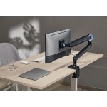 Кронштейн для мониторов Ultramounts UM719B черный 17"-35" макс.10.5кг крепление к столешнице поворот и наклон