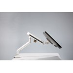 Кронштейн для мониторов Ultramounts UM725W белый 17"-32" макс.9кг крепление к столешнице поворот и наклон
