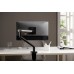 Кронштейн для мониторов Ultramounts UM725B черный 17"-32" макс.9кг крепление к столешнице поворот и наклон