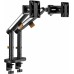 Кронштейн для мониторов Ultramounts UM727B черный 17"-32" макс.9кг крепление к столешнице поворот и наклон