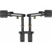 Кронштейн для мониторов Ultramounts UM727B черный 17"-32" макс.9кг крепление к столешнице поворот и наклон