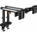 Кронштейн для мониторов Ultramounts UM727B черный 17"-32" макс.9кг крепление к столешнице поворот и наклон