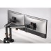 Кронштейн для мониторов Ultramounts UM727B черный 17"-32" макс.9кг крепление к столешнице поворот и наклон