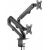 Кронштейн для мониторов Ultramounts UM729 черный 17"-27" макс.7кг крепление к столешнице поворот и наклон