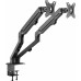 Кронштейн для мониторов Ultramounts UM729 черный 17"-27" макс.7кг крепление к столешнице поворот и наклон