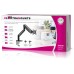 Кронштейн для мониторов Ultramounts UM730 черный 17"-45" макс.16кг крепление к столешнице поворот и наклон