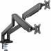 Кронштейн для мониторов Ultramounts UM731 черный 17"-35" макс.16кг крепление к столешнице поворот и наклон