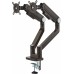 Кронштейн для мониторов Ultramounts UM733BR черный/коричневый 17"-32" макс.8кг крепление к столешнице поворот и наклон