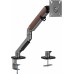 Кронштейн для мониторов Ultramounts UM734WD серый/коричневый 17"-27" макс.7кг крепление к столешнице поворот и наклон