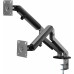 Кронштейн для мониторов Ultramounts UM735BL черный/серый 17"-27" макс.7кг крепление к столешнице поворот и наклон