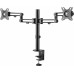 Кронштейн для мониторов Ultramounts UM737 черный 17"-32" макс.8кг крепление к столешнице поворот и наклон