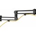 Кронштейн для мониторов Ultramounts UM737 черный 17"-32" макс.8кг крепление к столешнице поворот и наклон